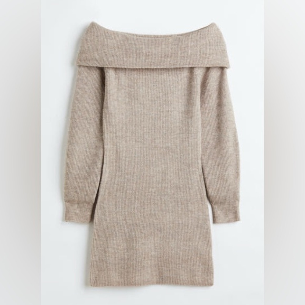 H&M off the shoulder body con dress